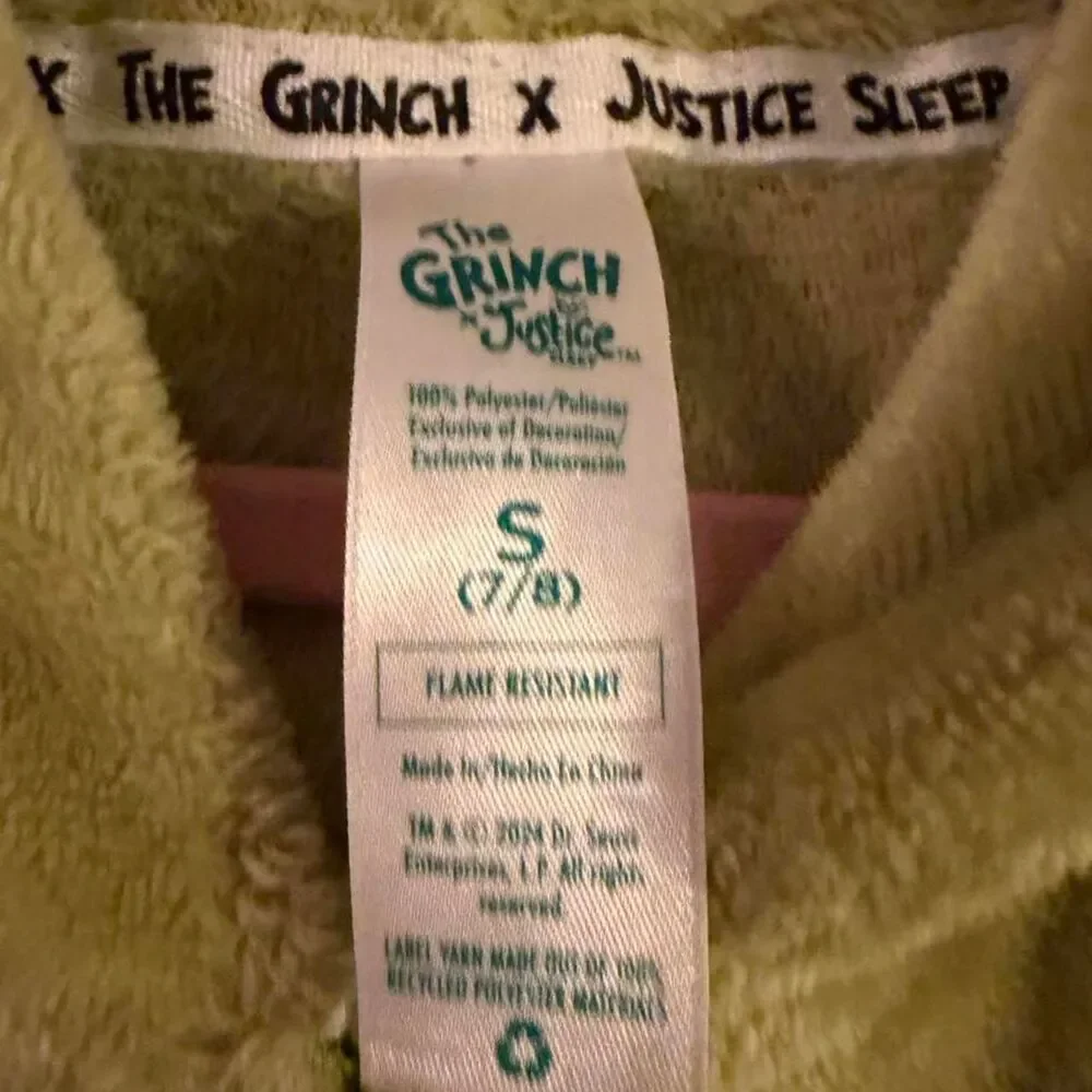 Justice Green Sleepsuits-babygrows